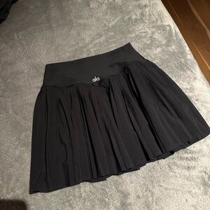ALO Yoga Black Skater Skirt